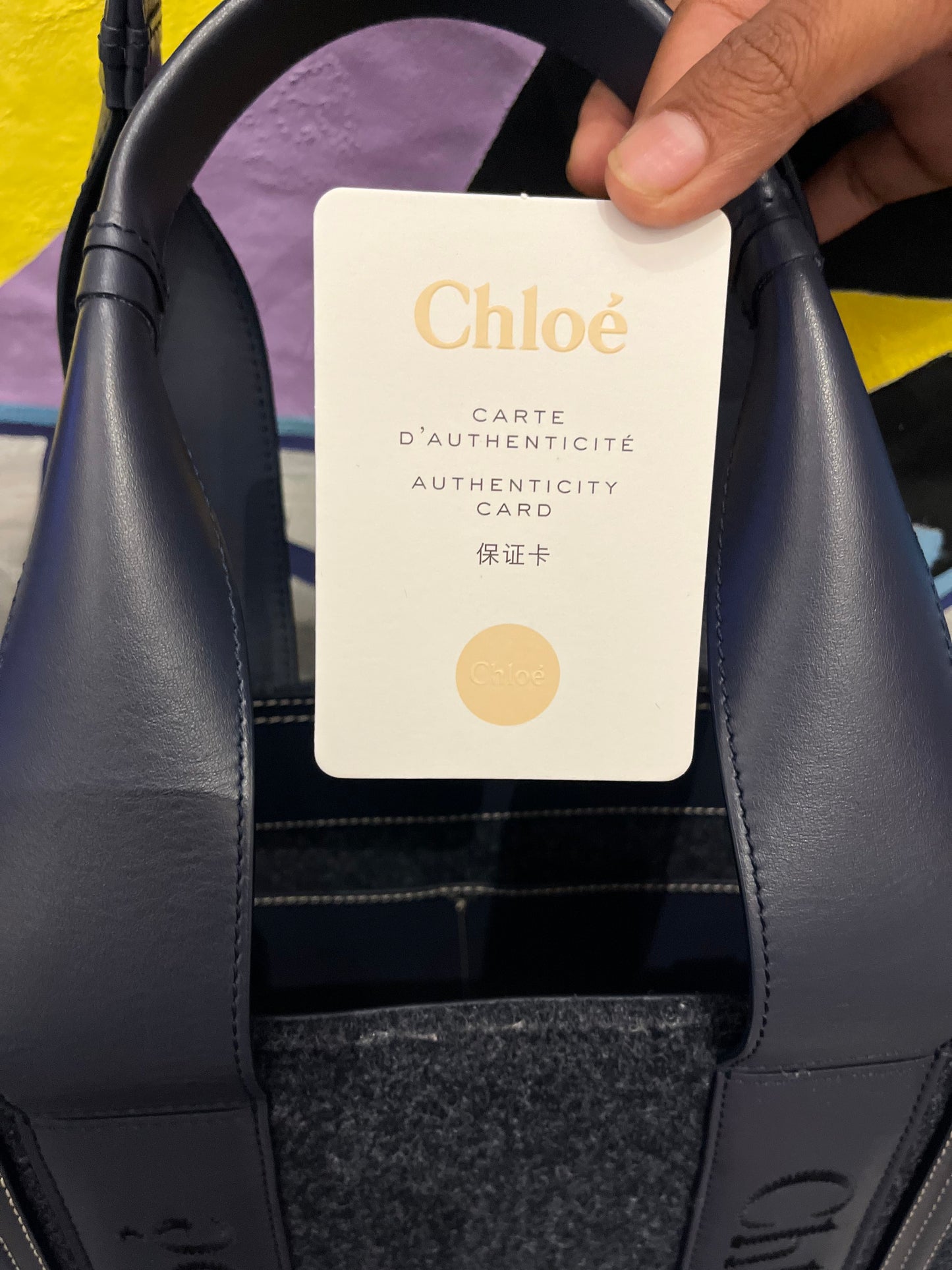 CHLOE Large Woody Tote Bag