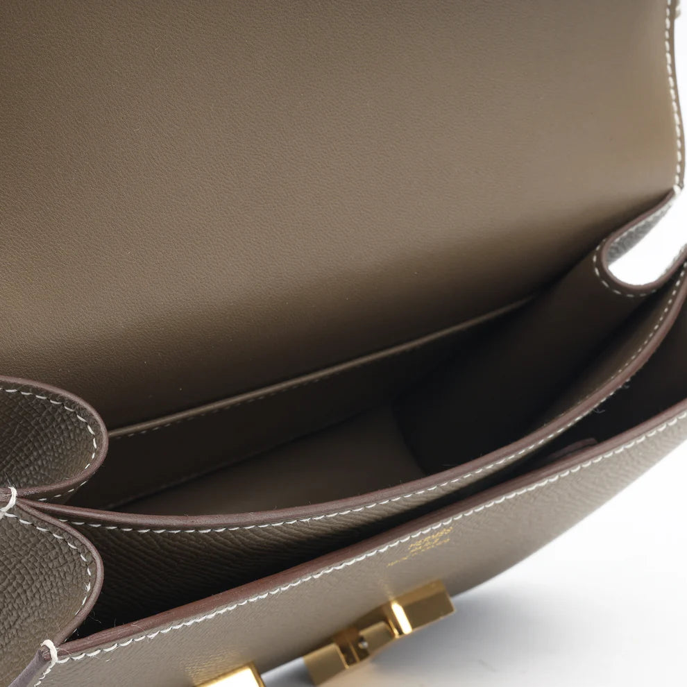 Hermès Constance 18 Epsom – Etoupe with Gold Hardware
