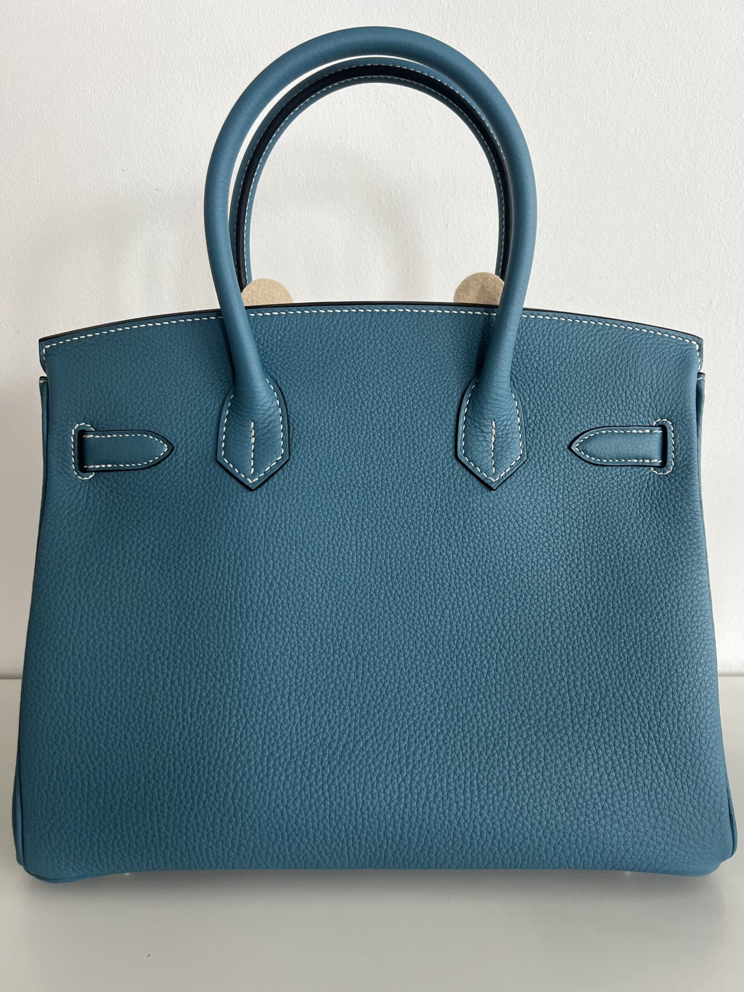 Hermès Birkin 30 – Epsom Leather in Blue Azur with Gold Hardware (C Stamp)