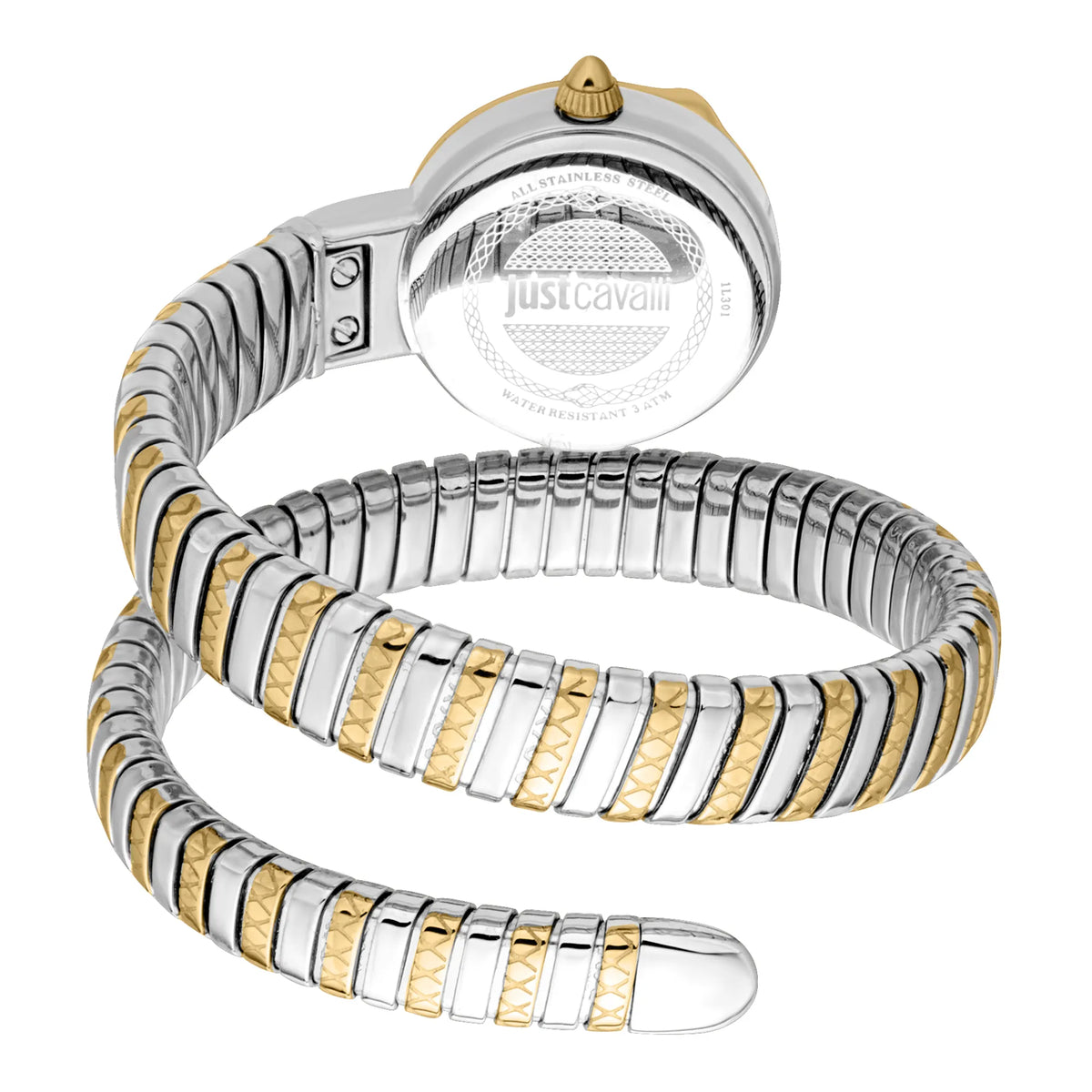 Cerchio Snake Two Tones YG Silver Grey - Just Cavalli JC1L301M0065