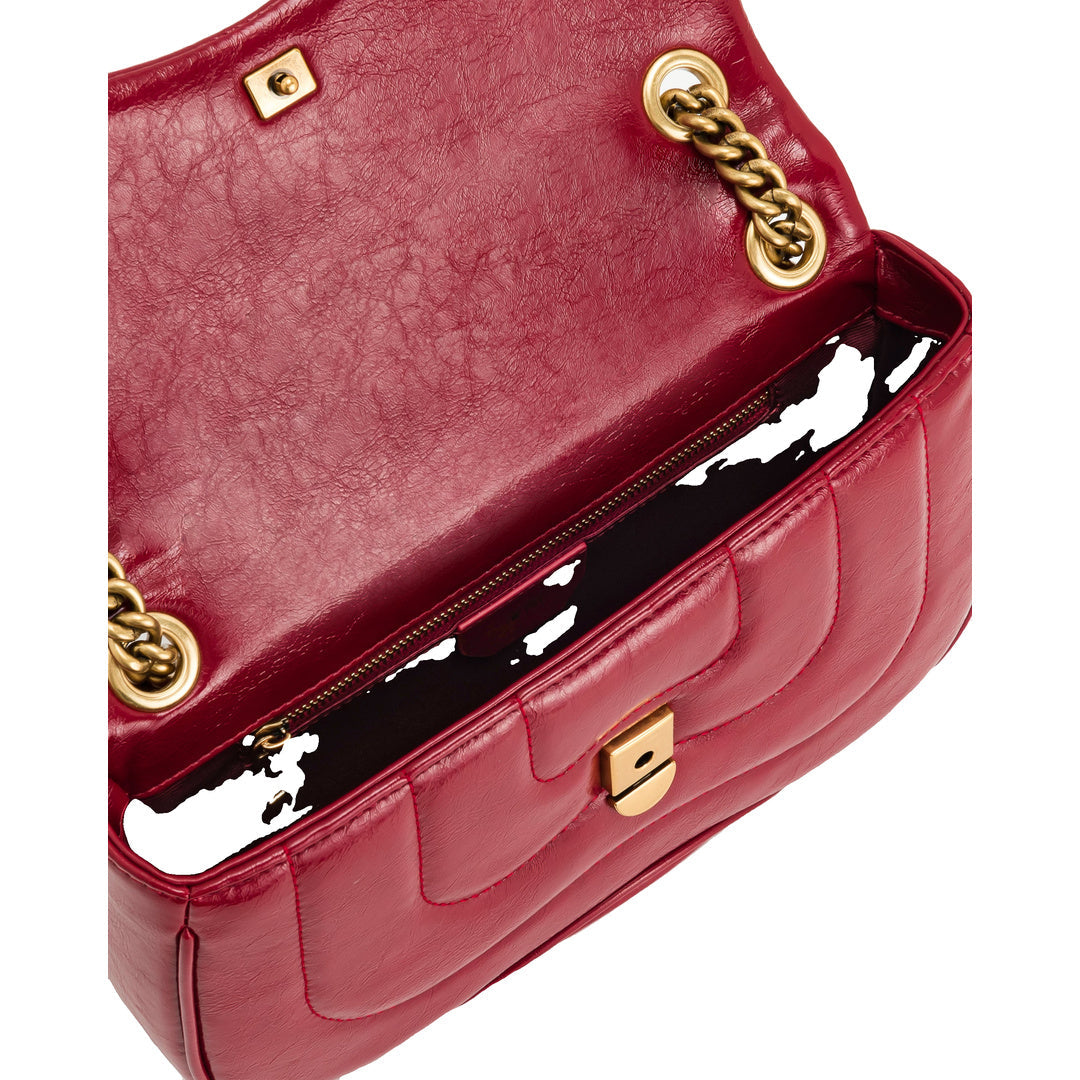 JW PEI Tina Quilted Chain Crossbody - Claret by JW PEI