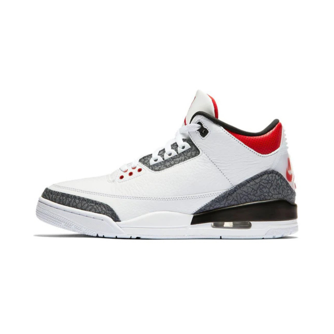 Jordan 3 Retro SE Fire Red Denim (2020) by Nike Air Jordan