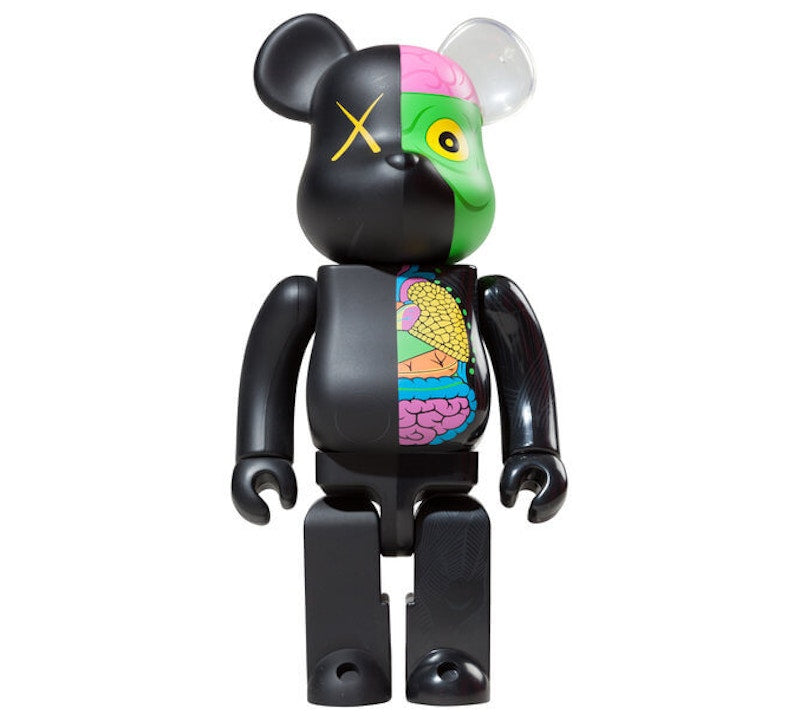 KAWS Bearbrick Dissected 400% Black by KAWS