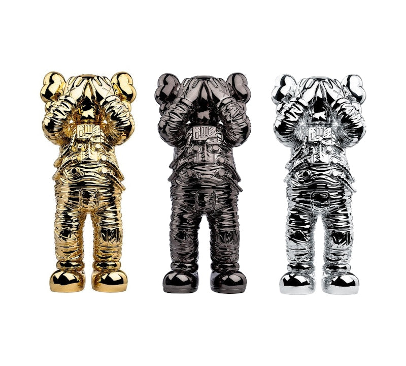 KAWS Holiday Space Figure Gold/Black/Silver Set by KAWS
