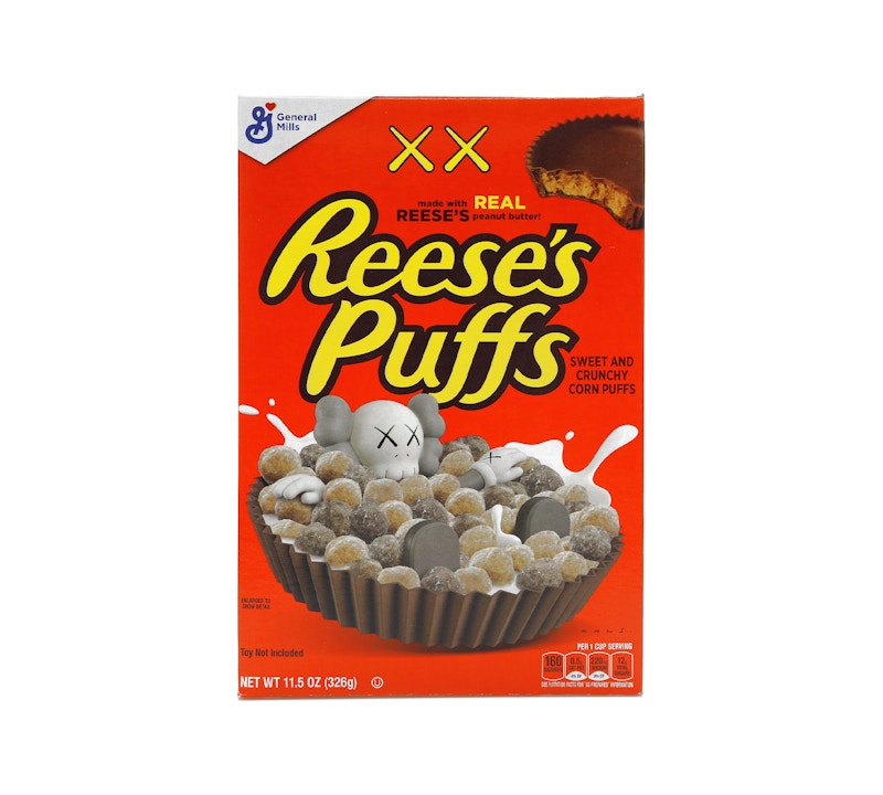KAWS x Reese's Puffs Cereal (Not Fit For Human Consumption) by KAWS