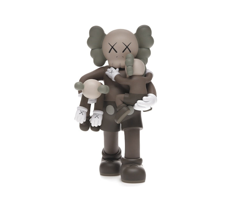 KAWS Clean Slate Vinyl Figure Brown by KAWS