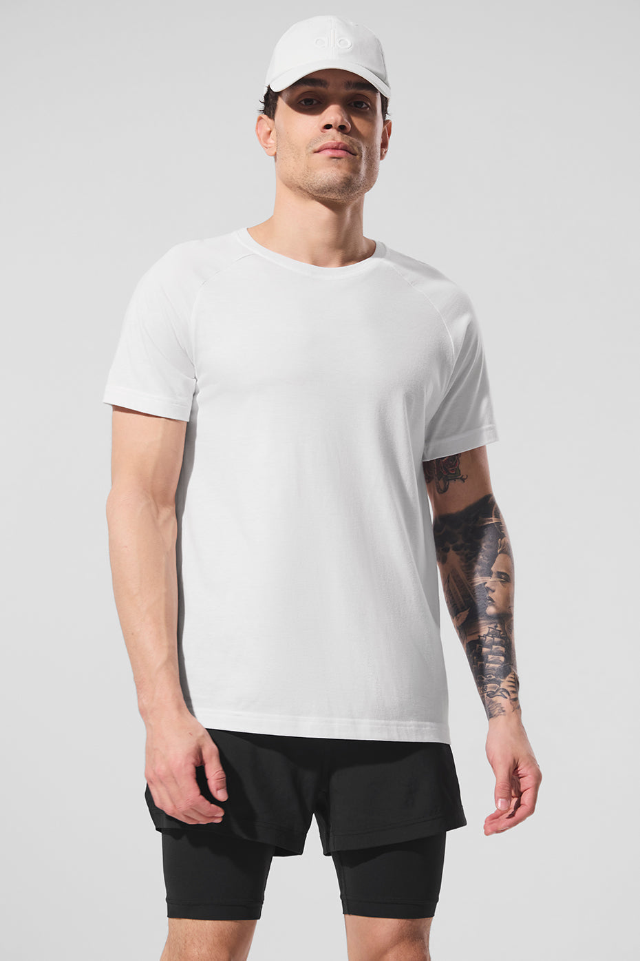 Triumph Raglan Tee - White (M1133R)