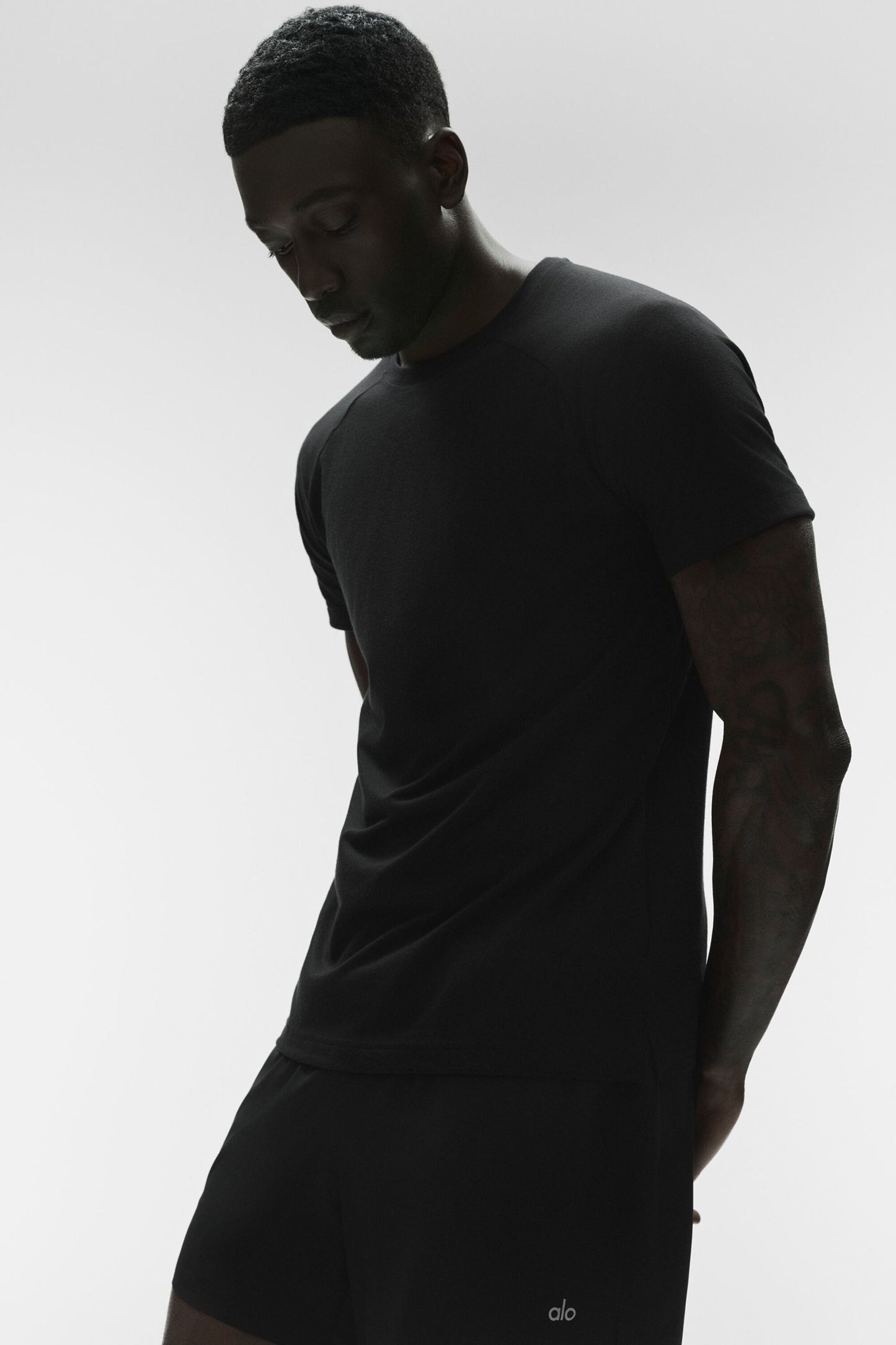 Triumph Raglan Tee - Black (M1133R)