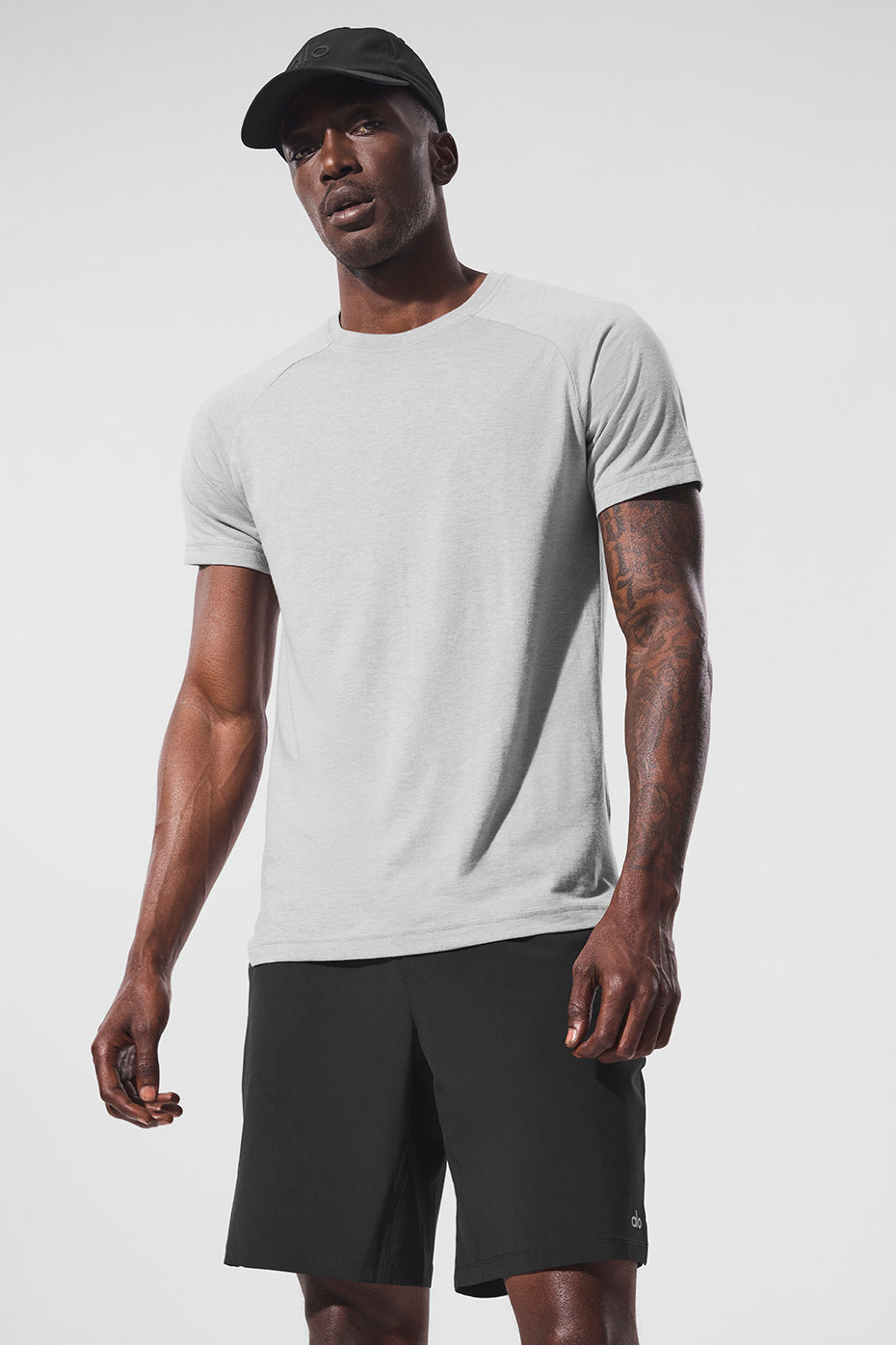 Triumph Raglan Tee - Athletic Heather Grey (M1133R)
