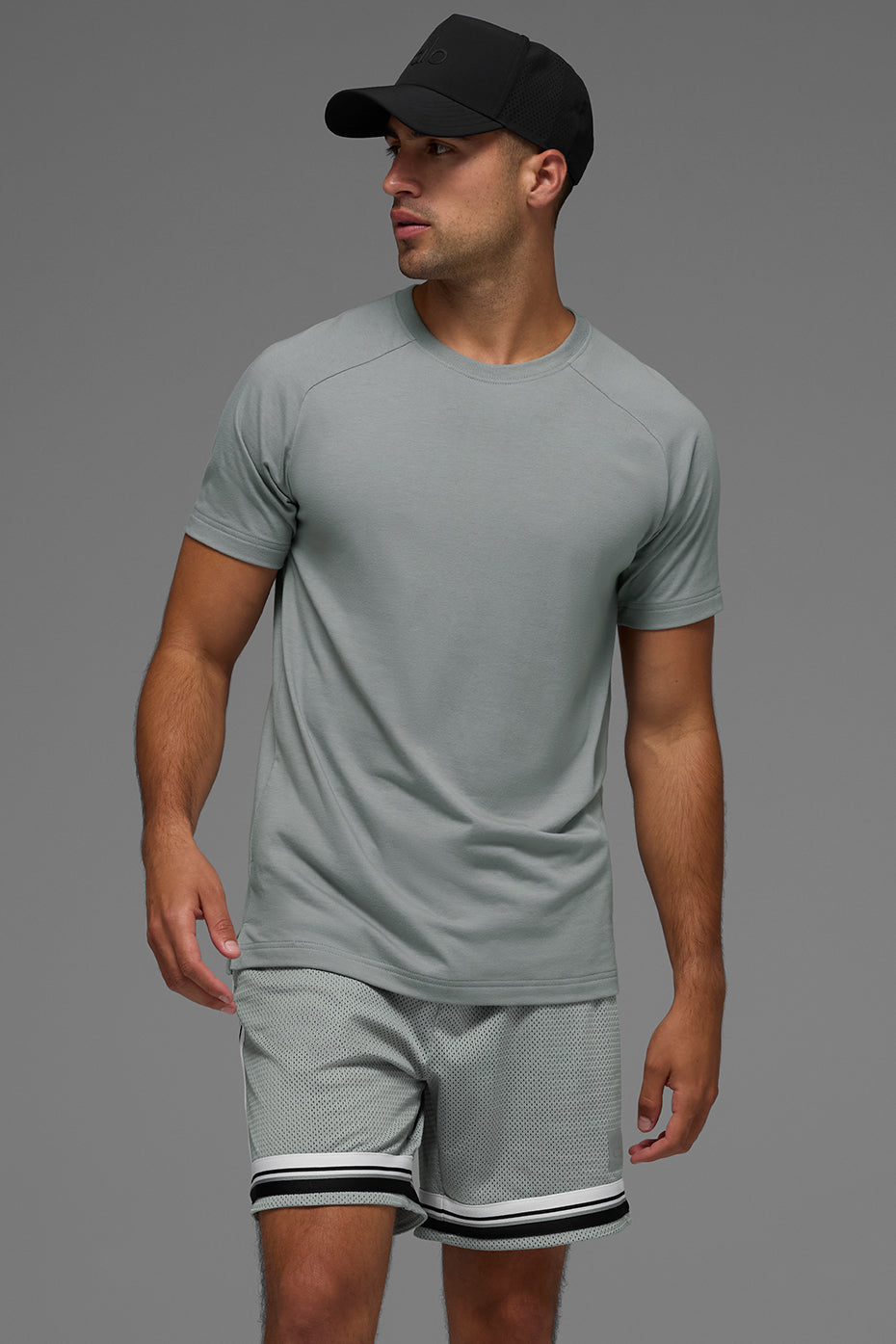 Triumph Raglan Tee - Lunar Grey (M1133R)