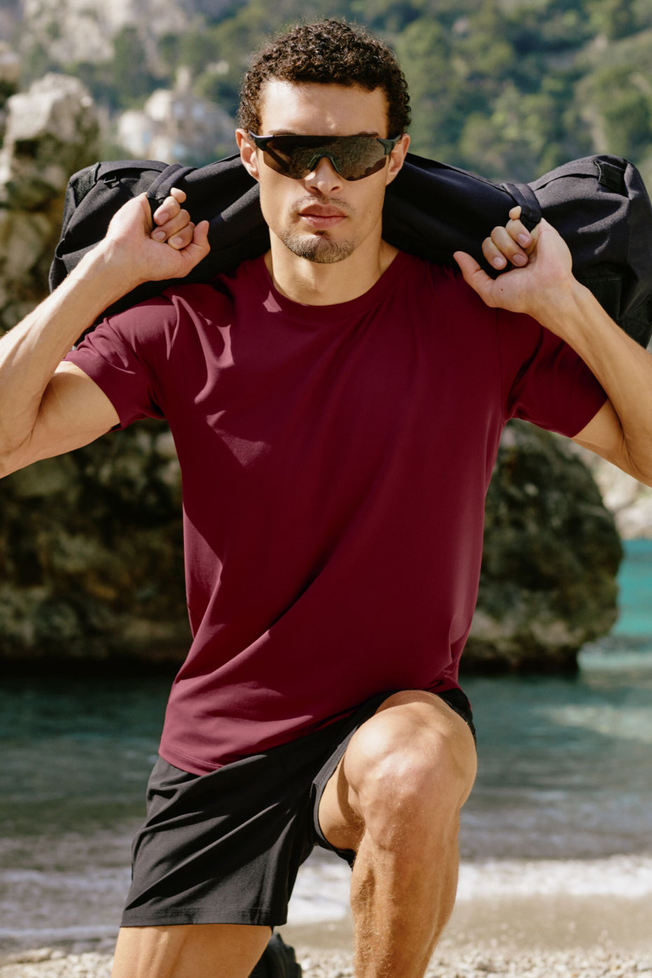 Conquer Reform Crewneck Short Sleeve - Garnet (M1205R)