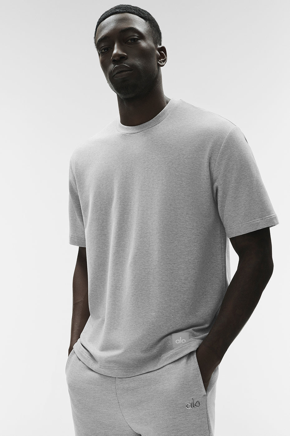 Double Take Short Sleeve - Athletic Heather Grey (M1224R)