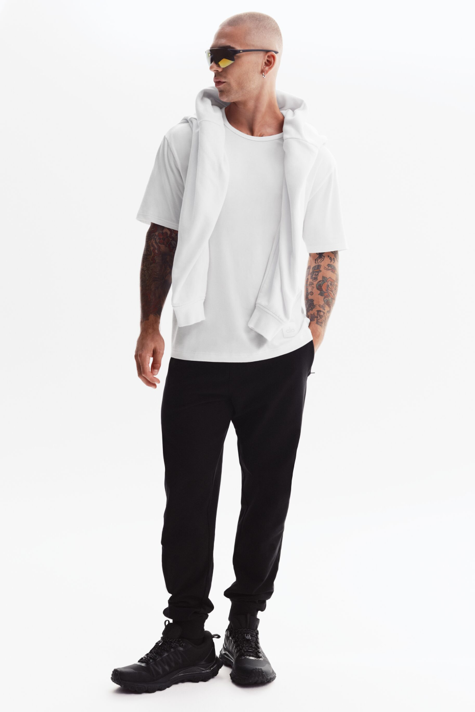 Essential Short Sleeve Street Tee - White (M1258R)