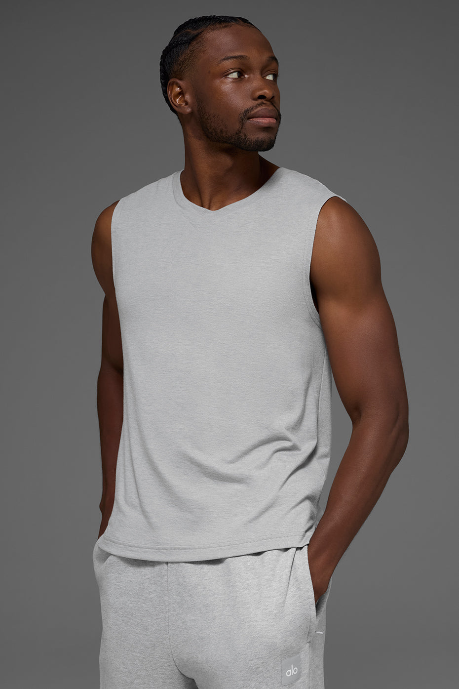 The Triumph Muscle Tank - Athletic Heather Grey (M2033R)