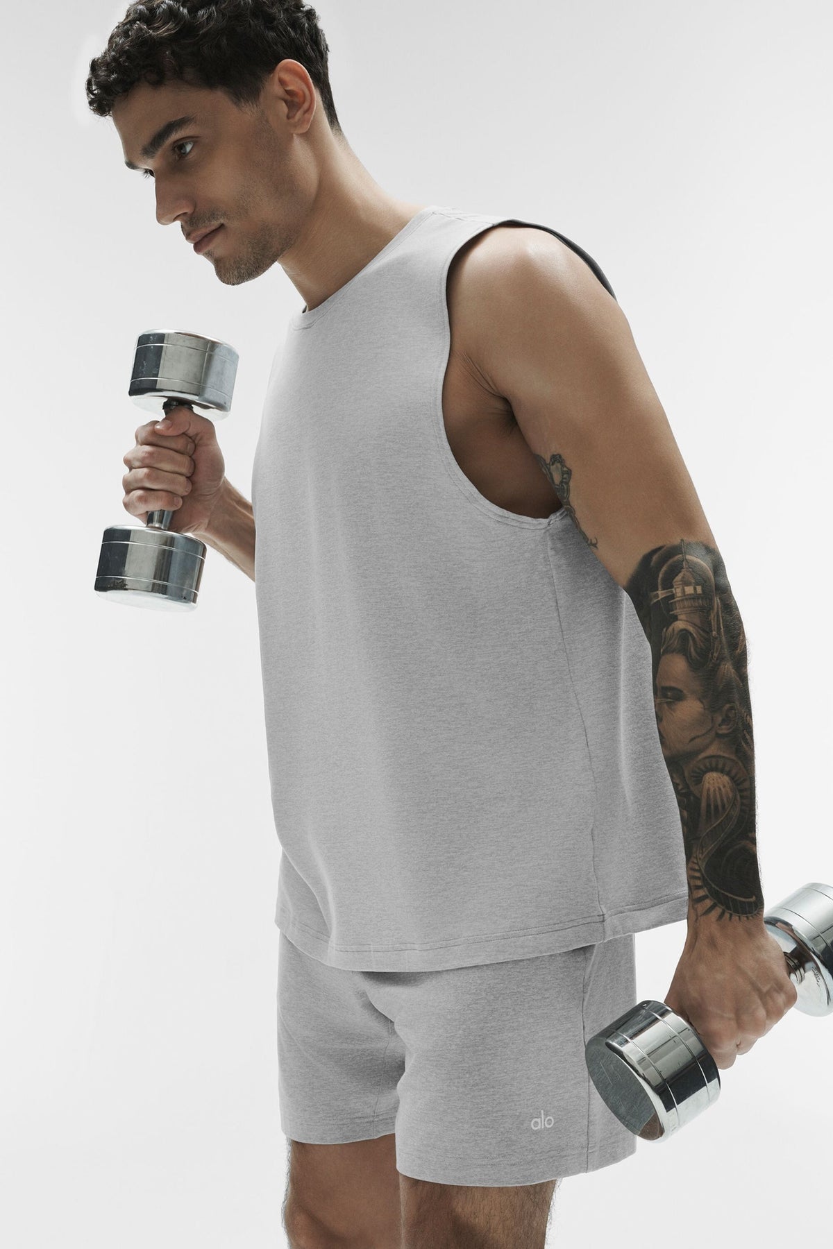 Conquer Muscle Tank - Athletic Heather Grey (M2066R)