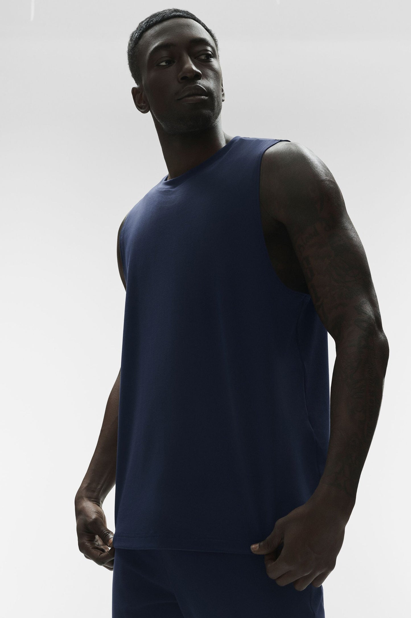 Conquer Muscle Tank - Navy (M2066R)