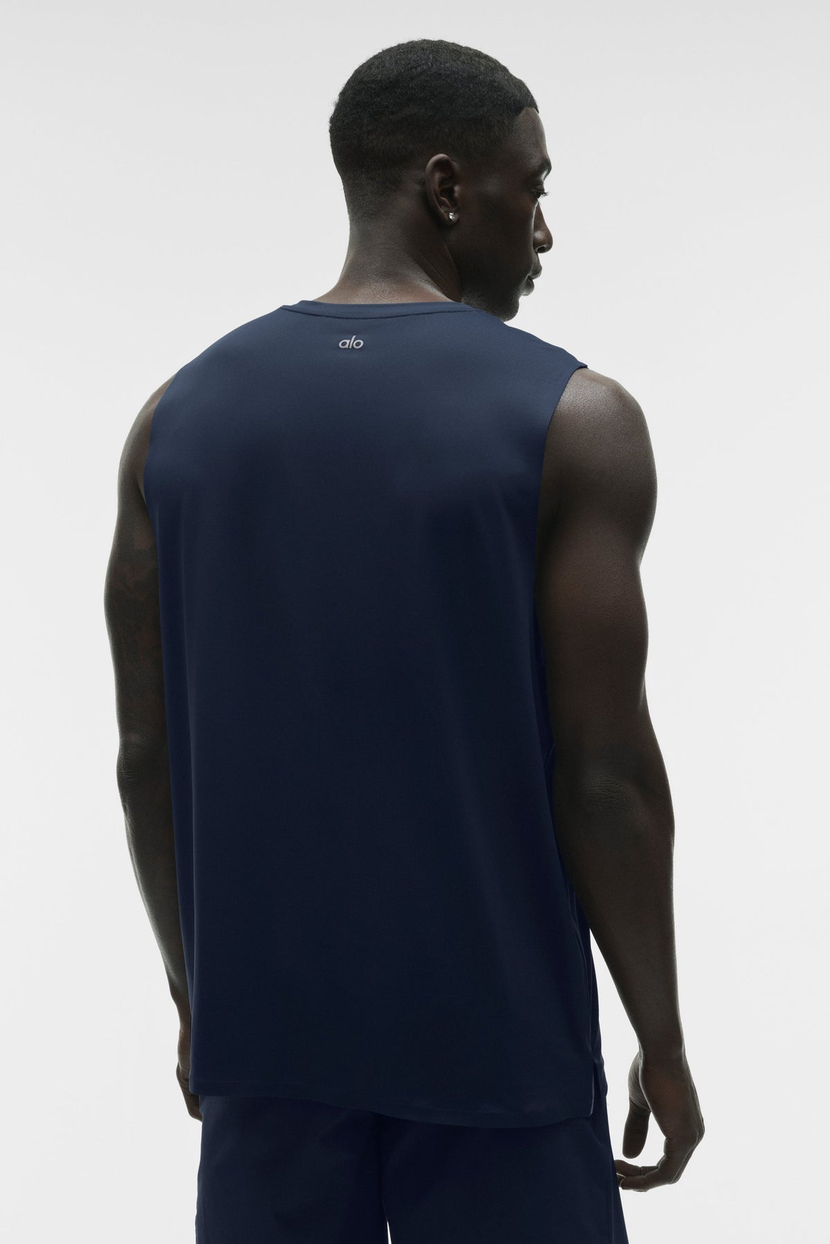Alo Yoga Idol Muscle Tank in Navy, product image 4 of 4