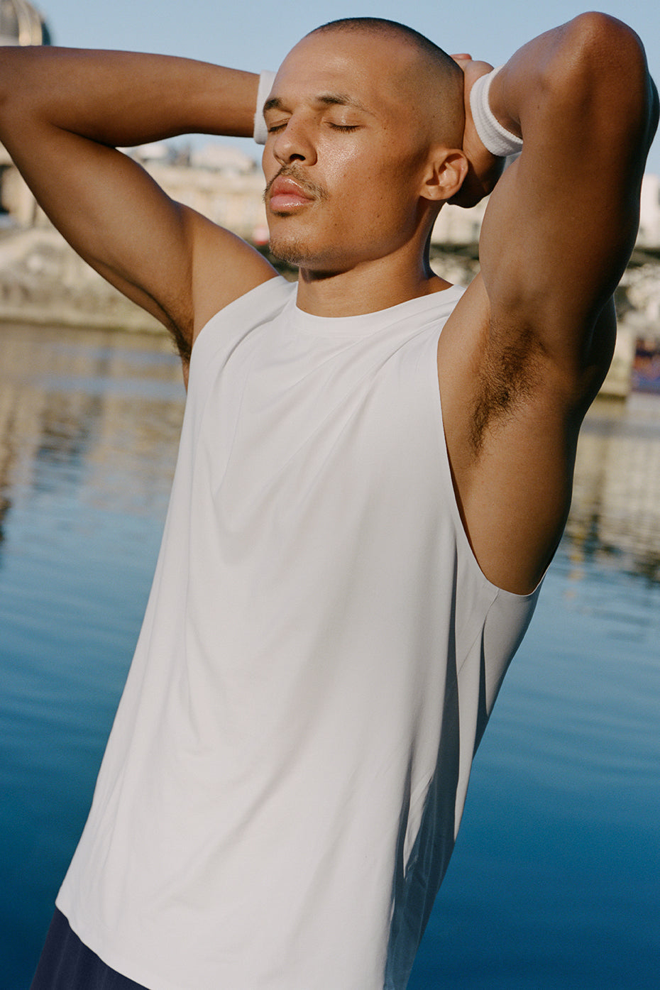 Idol Muscle Tank - White (M2075R)