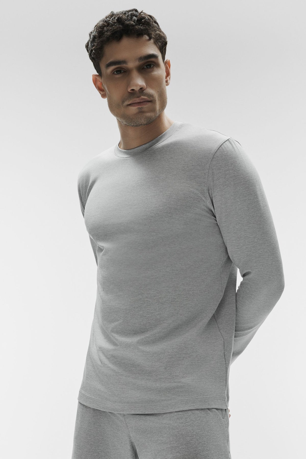 Conquer Reform Crewneck Long Sleeve - Athletic Heather Grey (M3181R)