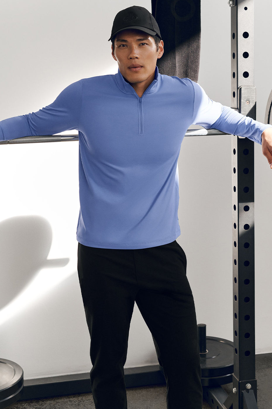 Conquer 1/4 Zip Reform Long Sleeve - Provence Blue (M3193R)