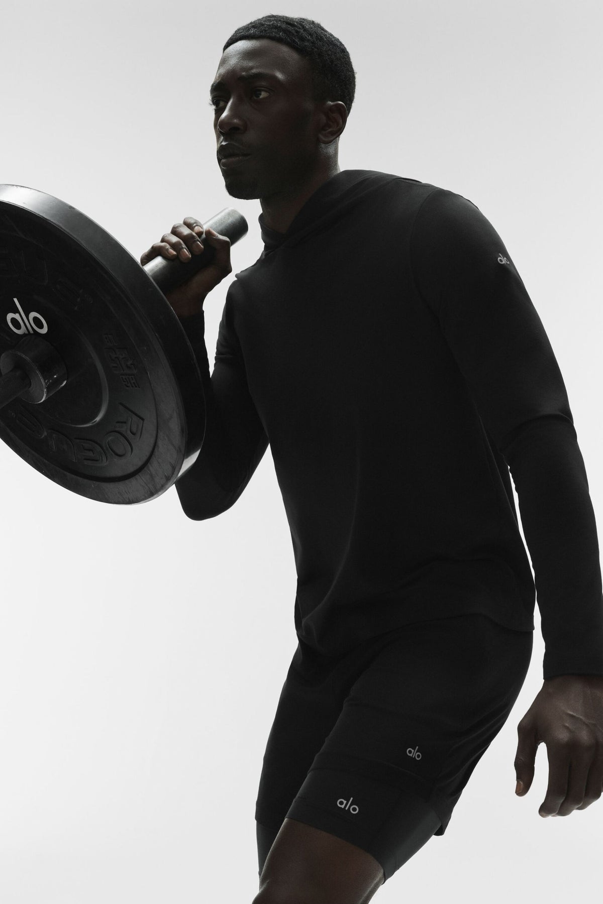 Conquer Reform Long Sleeve With Hood - Black (M3199R)