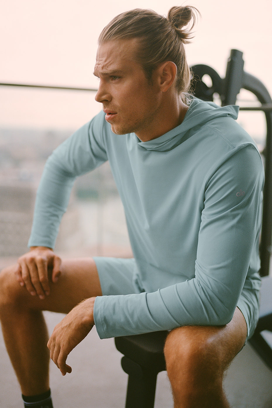 Conquer Reform Long Sleeve With Hood - Desert Sage (M3199R)