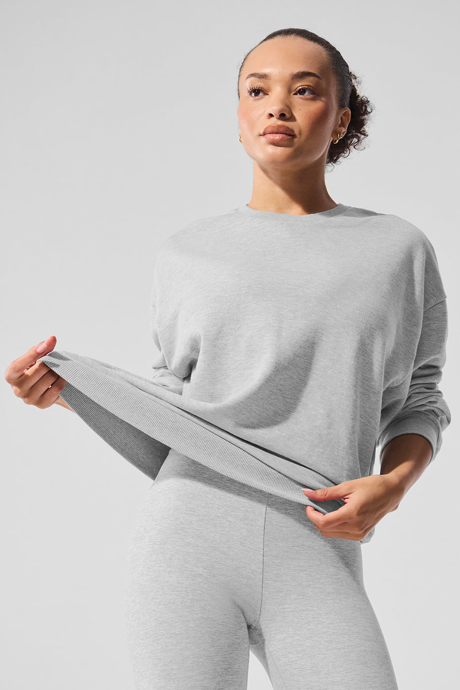 Chill Crew Neck Pullover - Athletic Heather Grey (WOMENSM3207R)