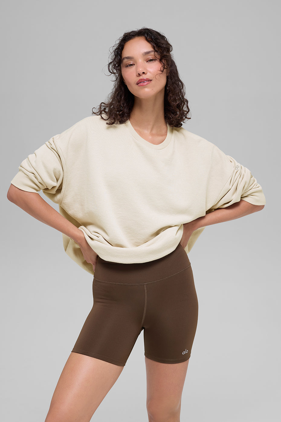 Chill Crew Neck Pullover - Bone (WOMENSM3207R)