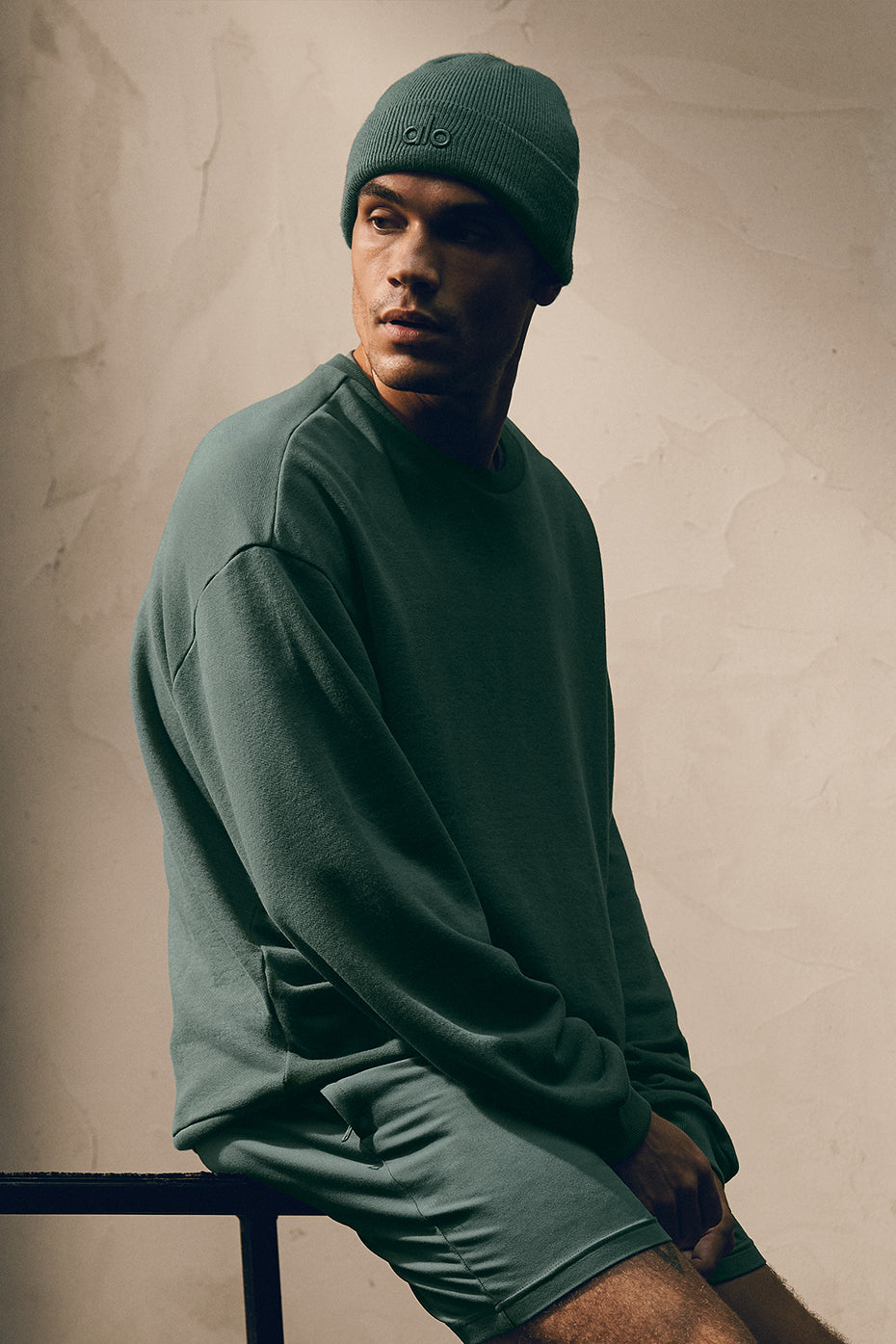 Chill Crew Neck Pullover - Clover Green (M3207R)