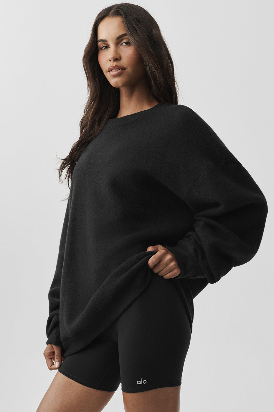 Triumph Restore Crew Neck Sweatshirt - Black (WOMENSM3242R)