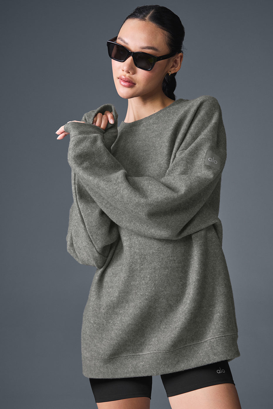 Triumph Restore Crew Neck Sweatshirt - Grey Triblend (WOMENSM3242R)