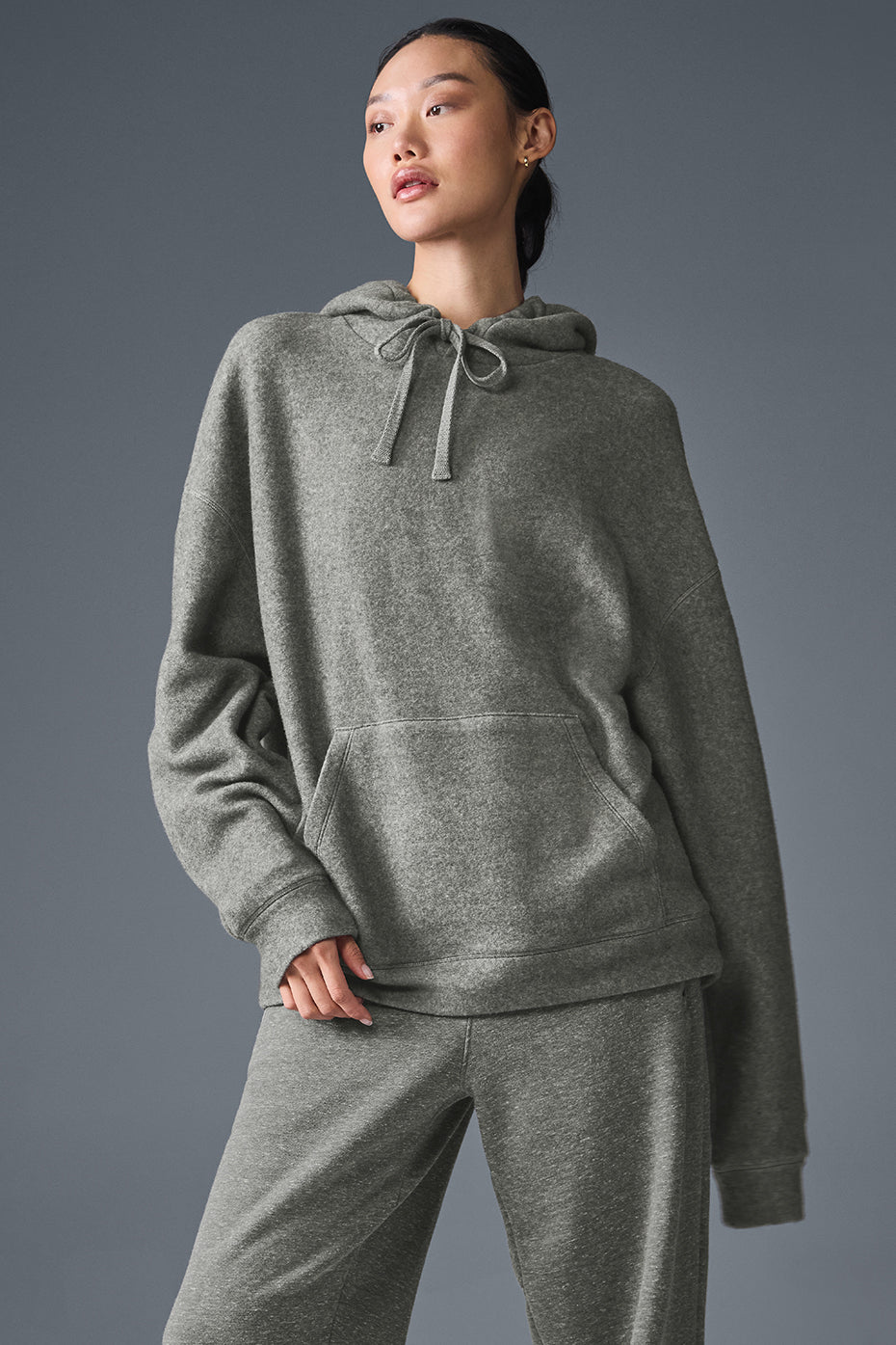 Triumph Restore Hoodie - Grey Triblend (WOMENSM3243R)