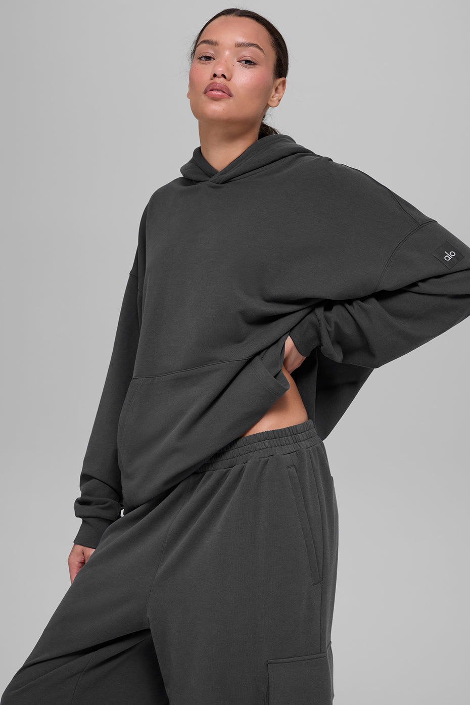 Double Take Hoodie - Anthracite (WOMENSM3245R)