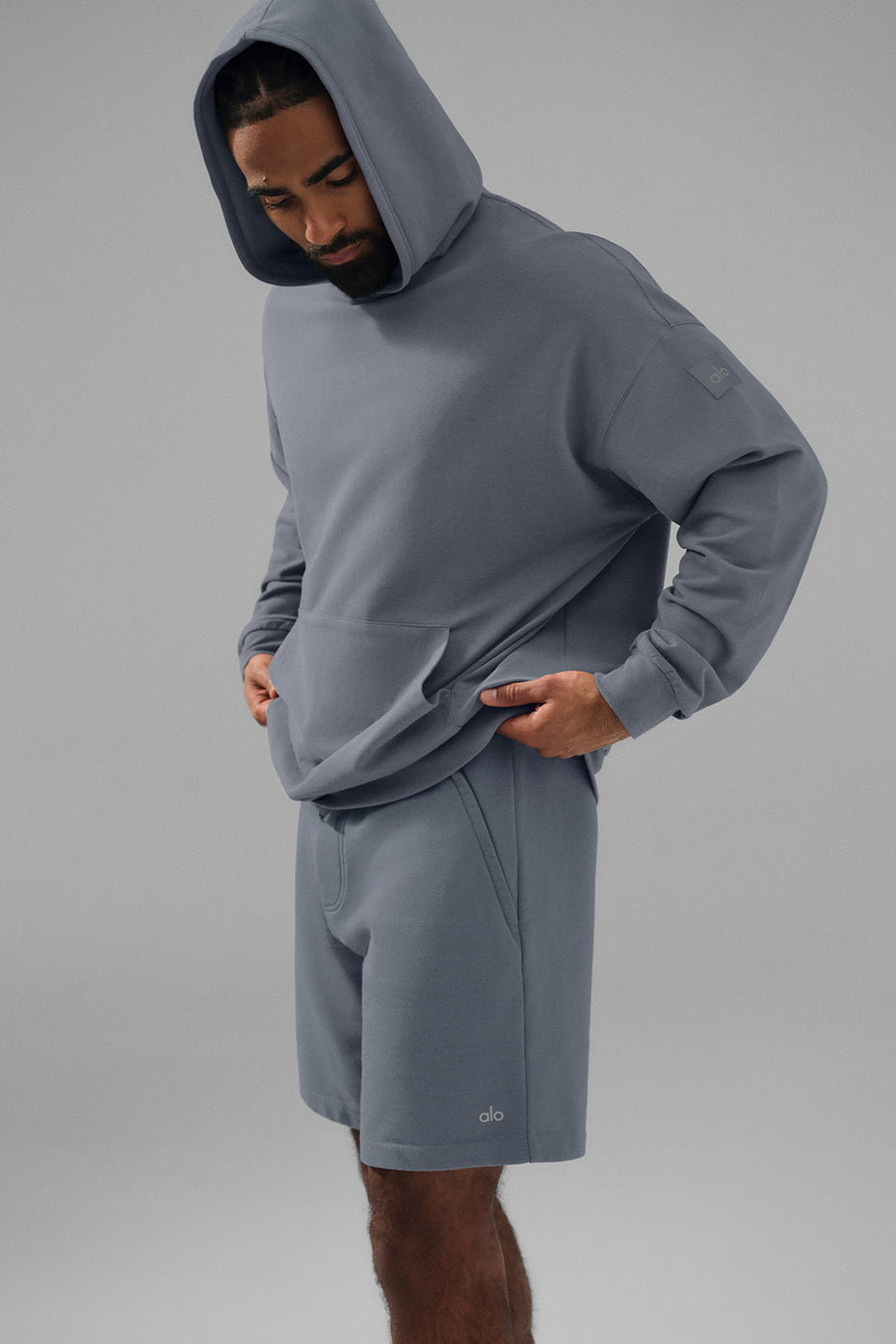 Double Take Hoodie - Steel Grey (M3245R)