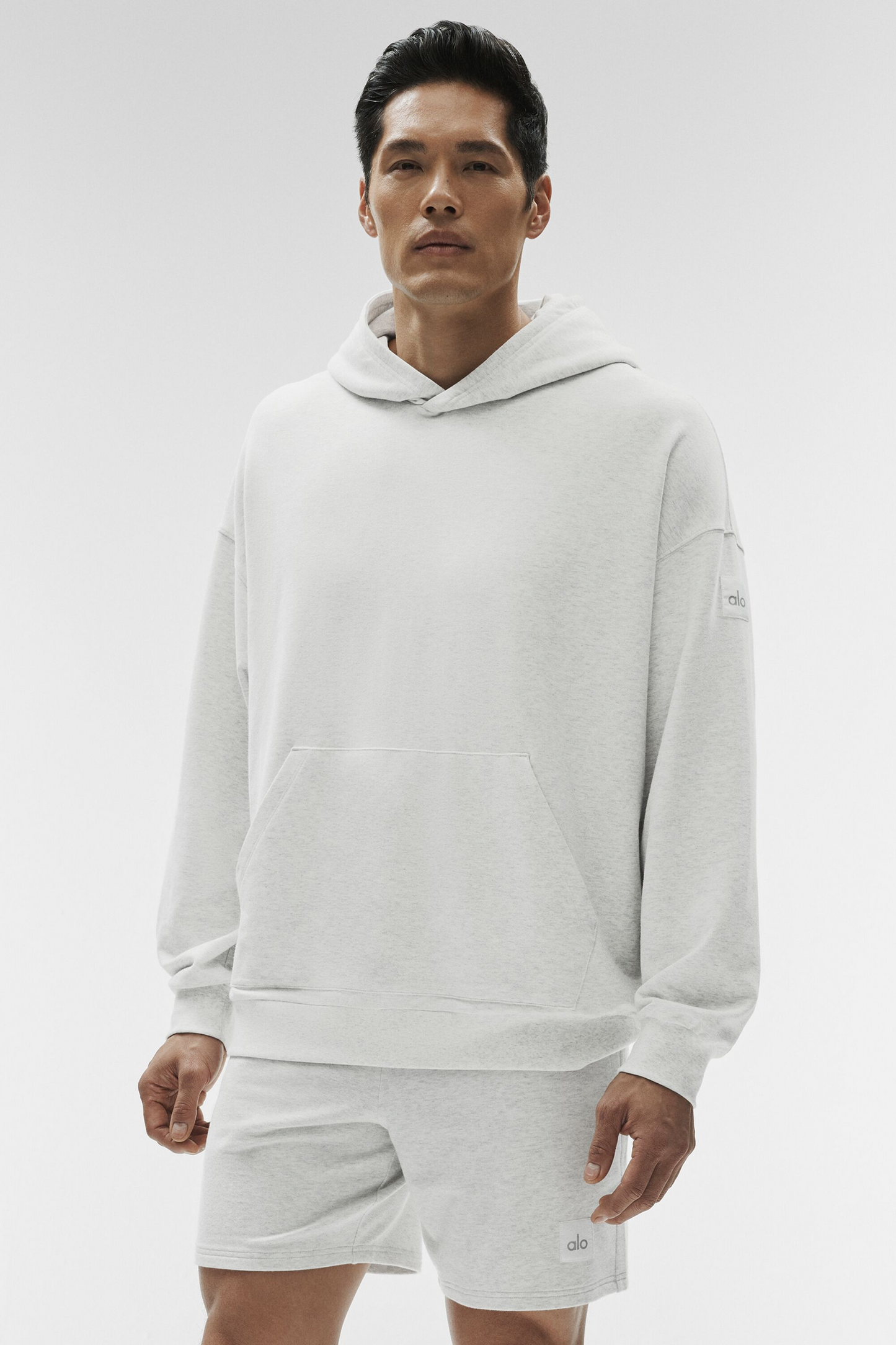 Double Take Hoodie - White Heather (M3245R)