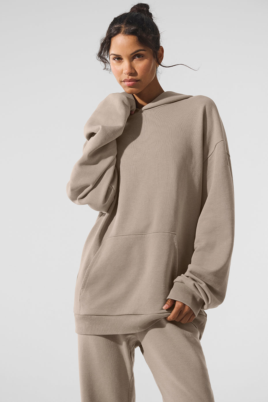 Chill Vintage Wash Hoodie - Gravel Wash (WOMENSM3254R)