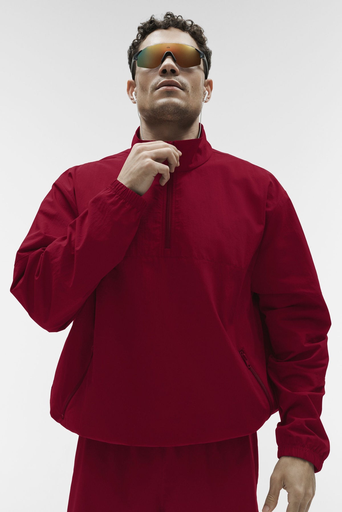 Light Weight Takeaway Track Pullover - Garnet (M3259R)