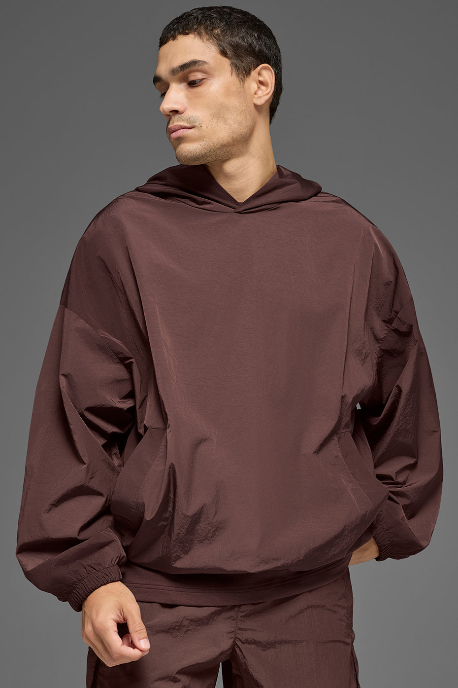 Axis Hooded Pullover - Brownstone (M3307R)
