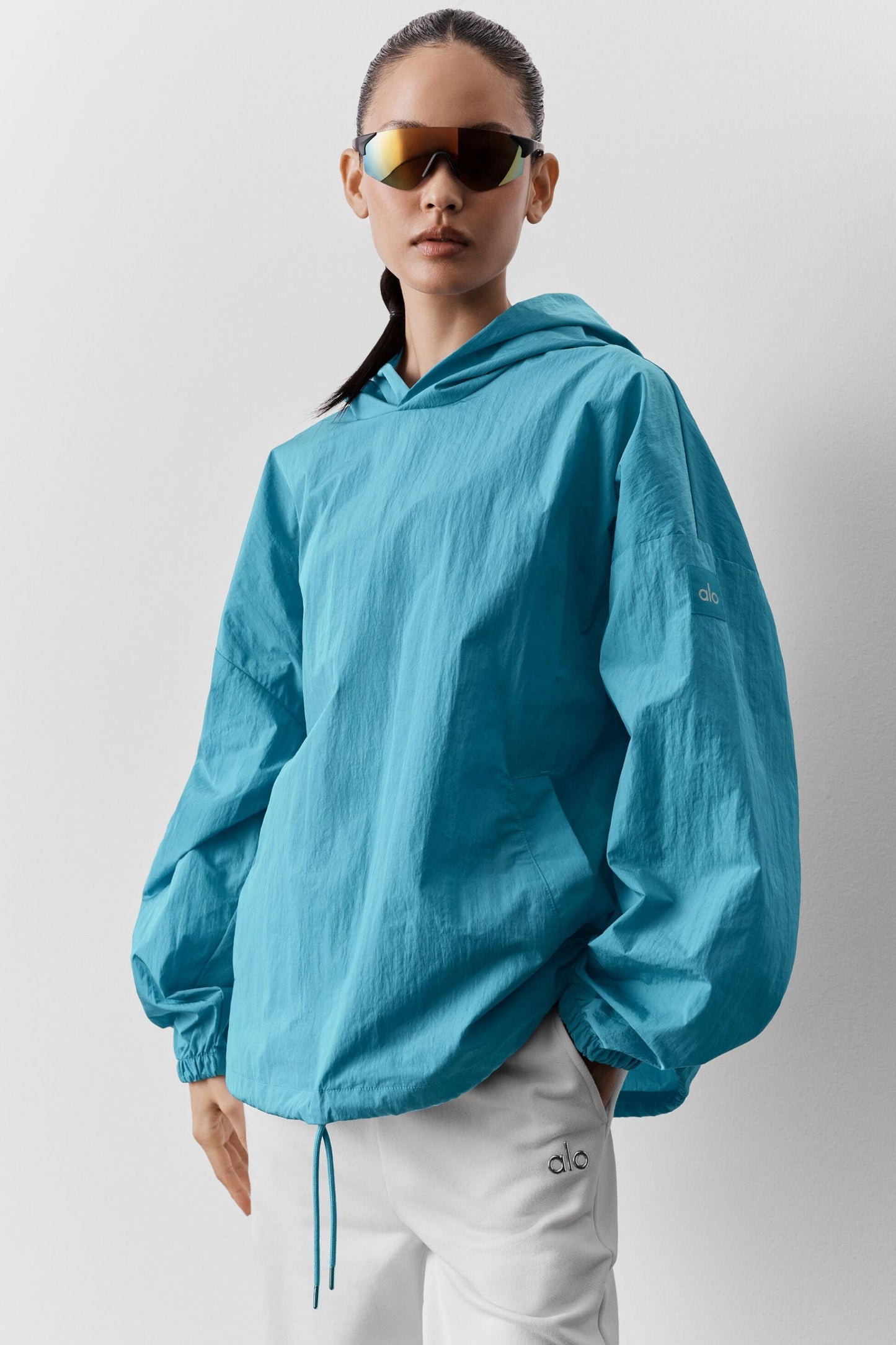 Axis Hooded Pullover - Blue Breeze (WOMENSM3307R)