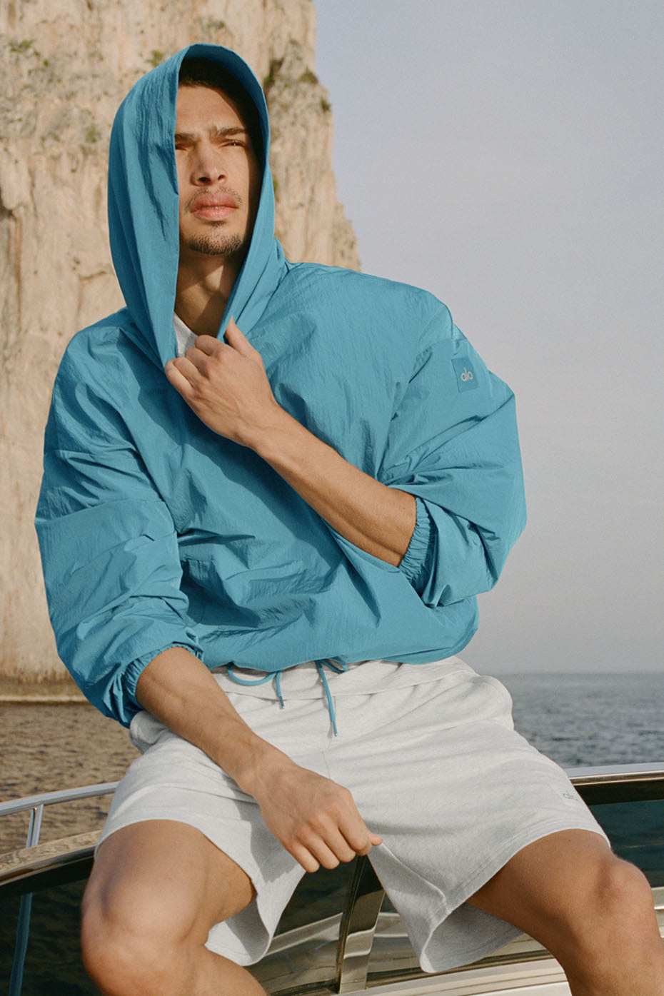 Axis Hooded Pullover - Blue Breeze (M3307R)