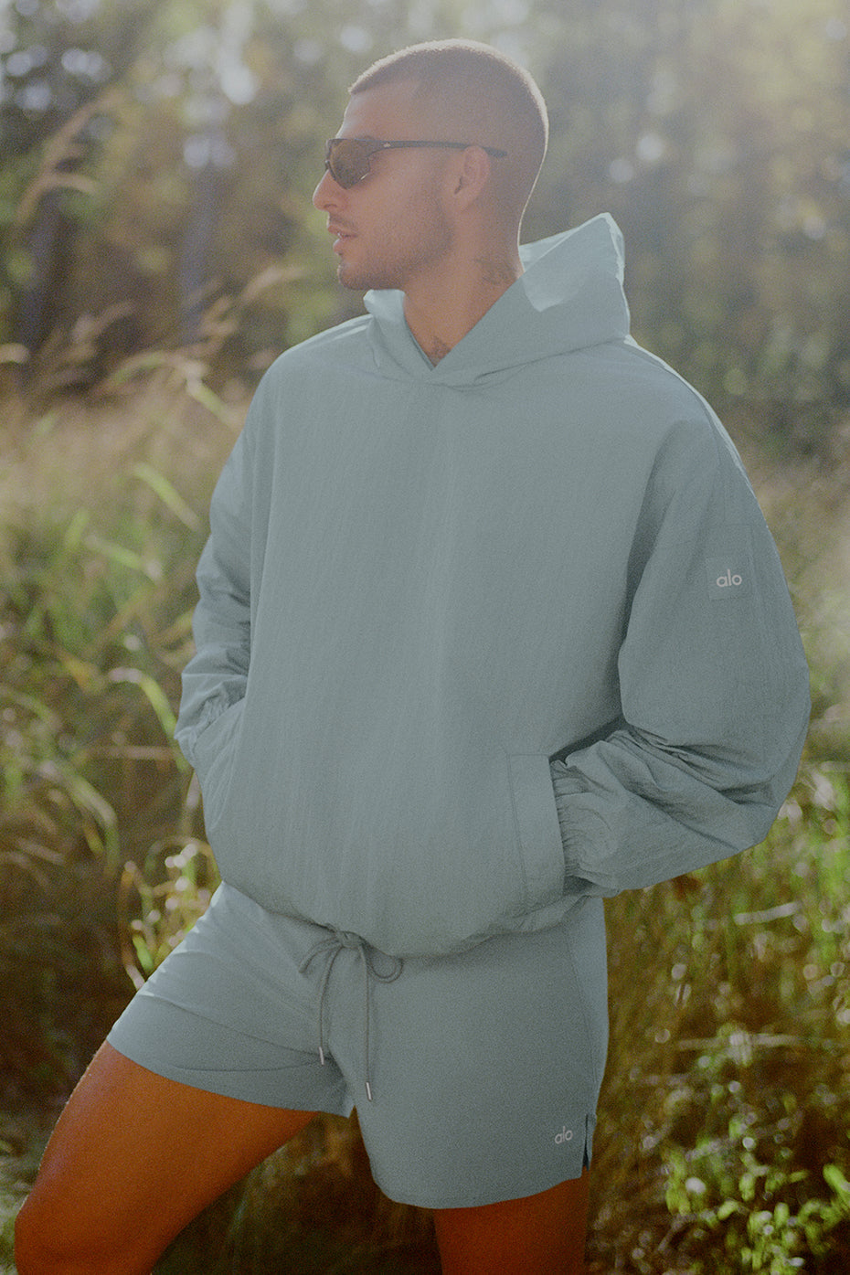 Axis Hooded Pullover - Desert Sage (M3307R)