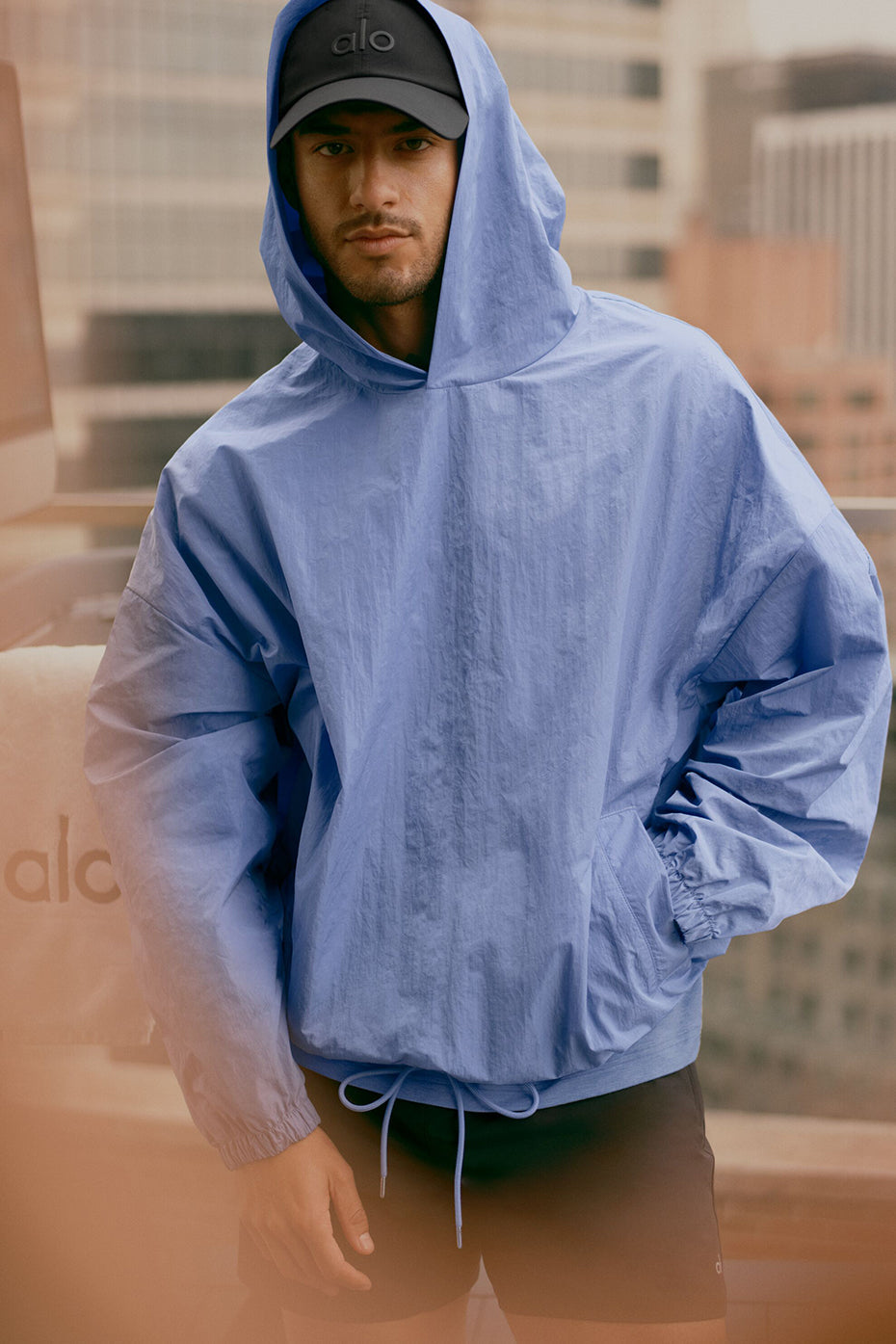 Axis Hooded Pullover - Provence Blue (M3307R)