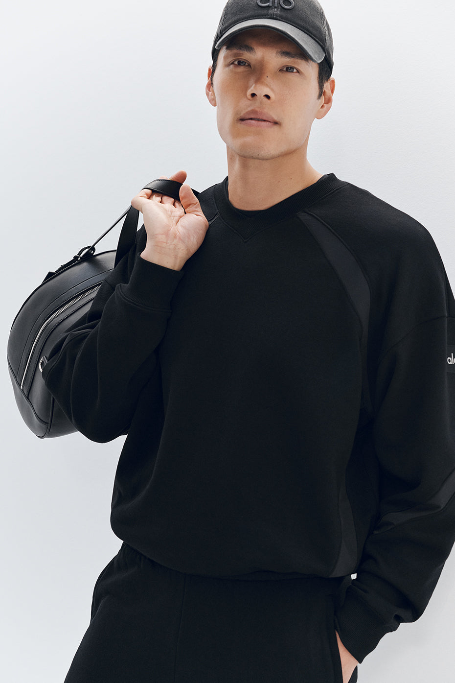 Field Crew Neck Sweatshirt - Black (M3328R)