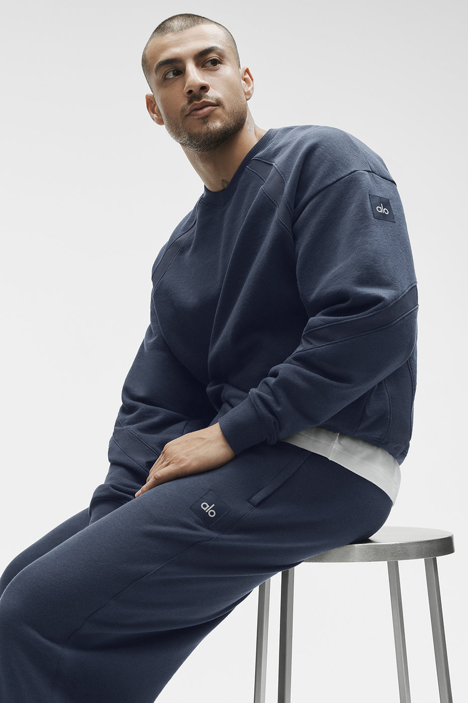 Field Crew Neck Sweatshirt - Navy (M3328R)