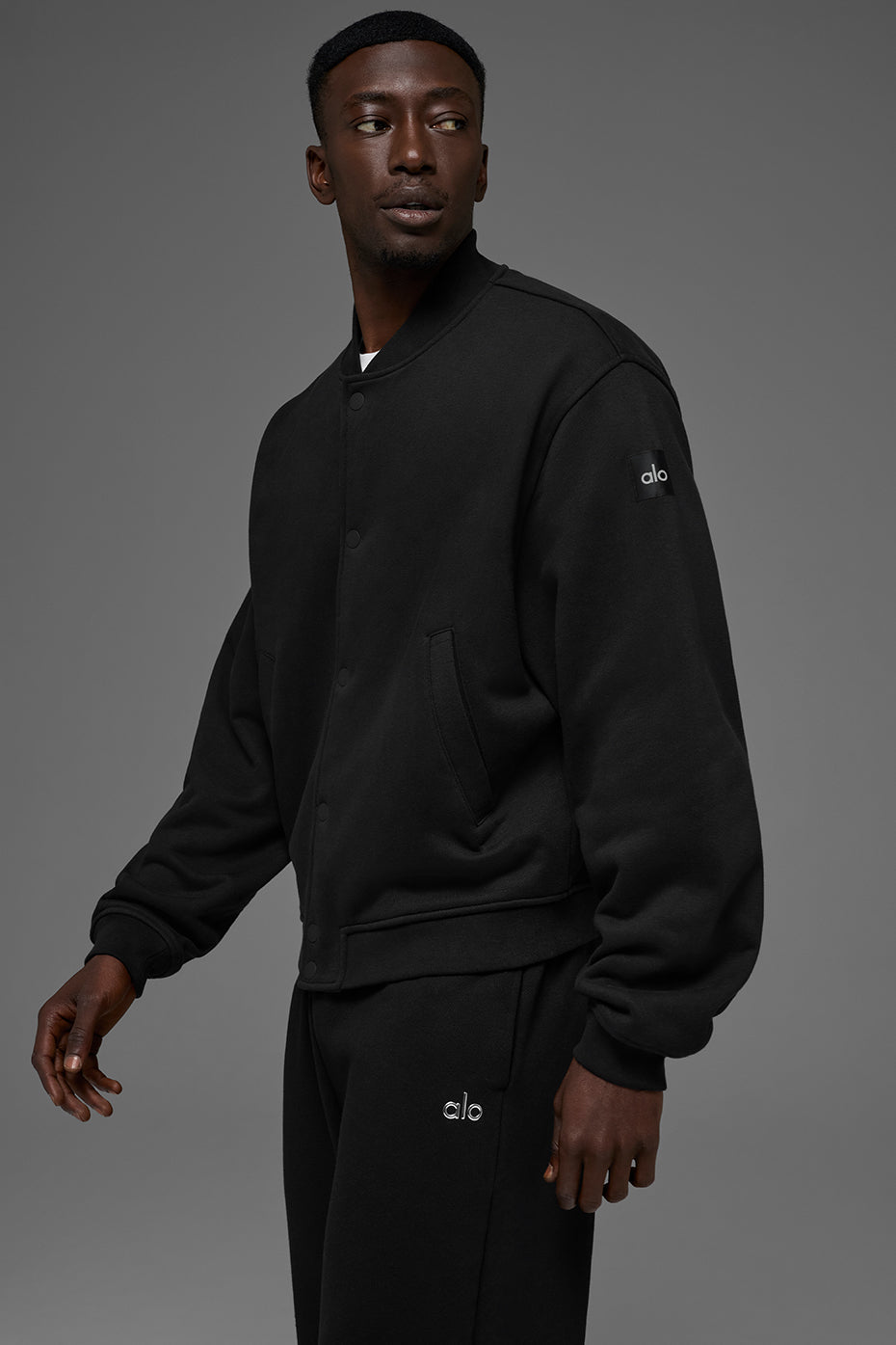 Renown Varsity Jacket - Black (M4144R)