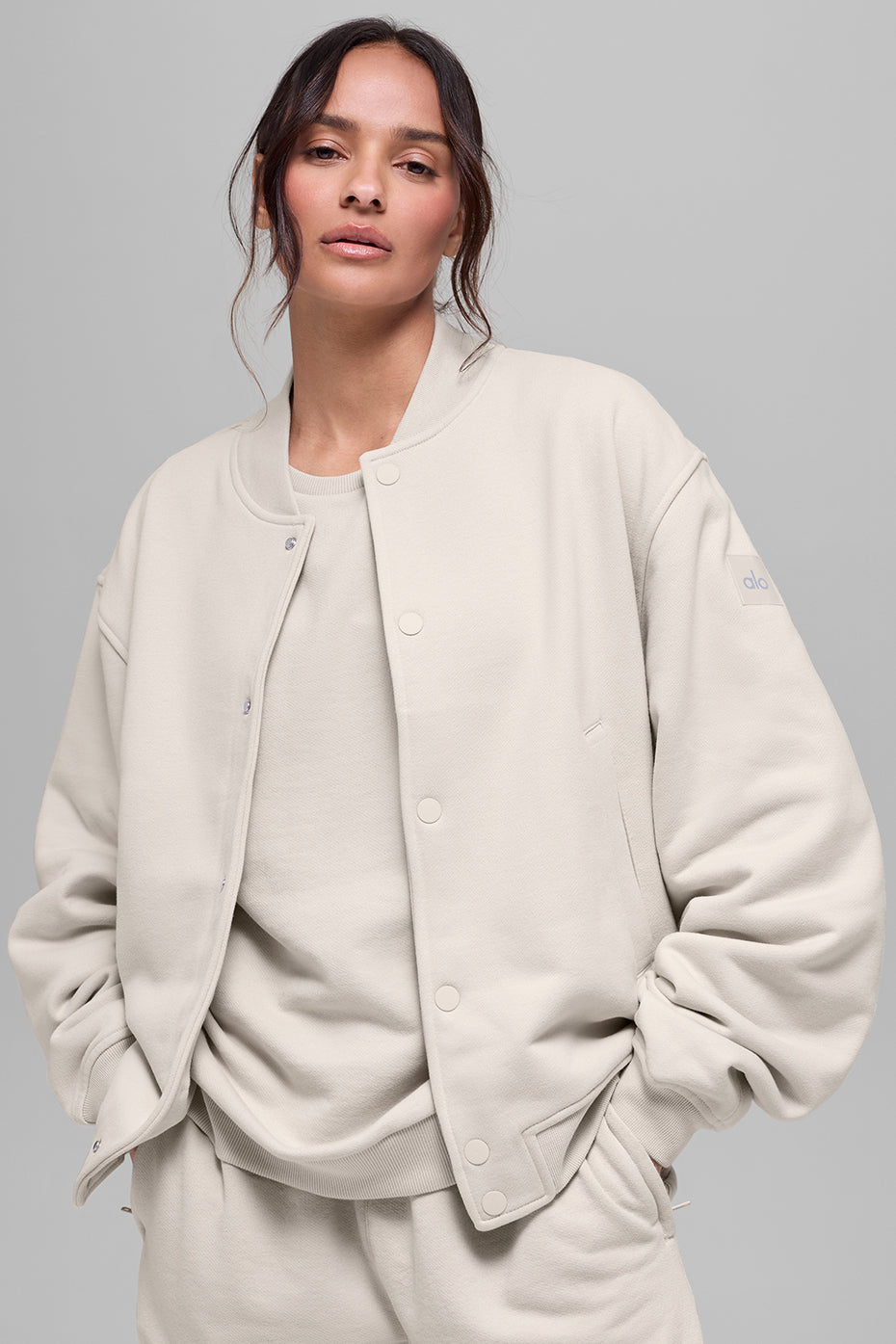 Renown Varsity Jacket - Bone (WOMENSM4144R)