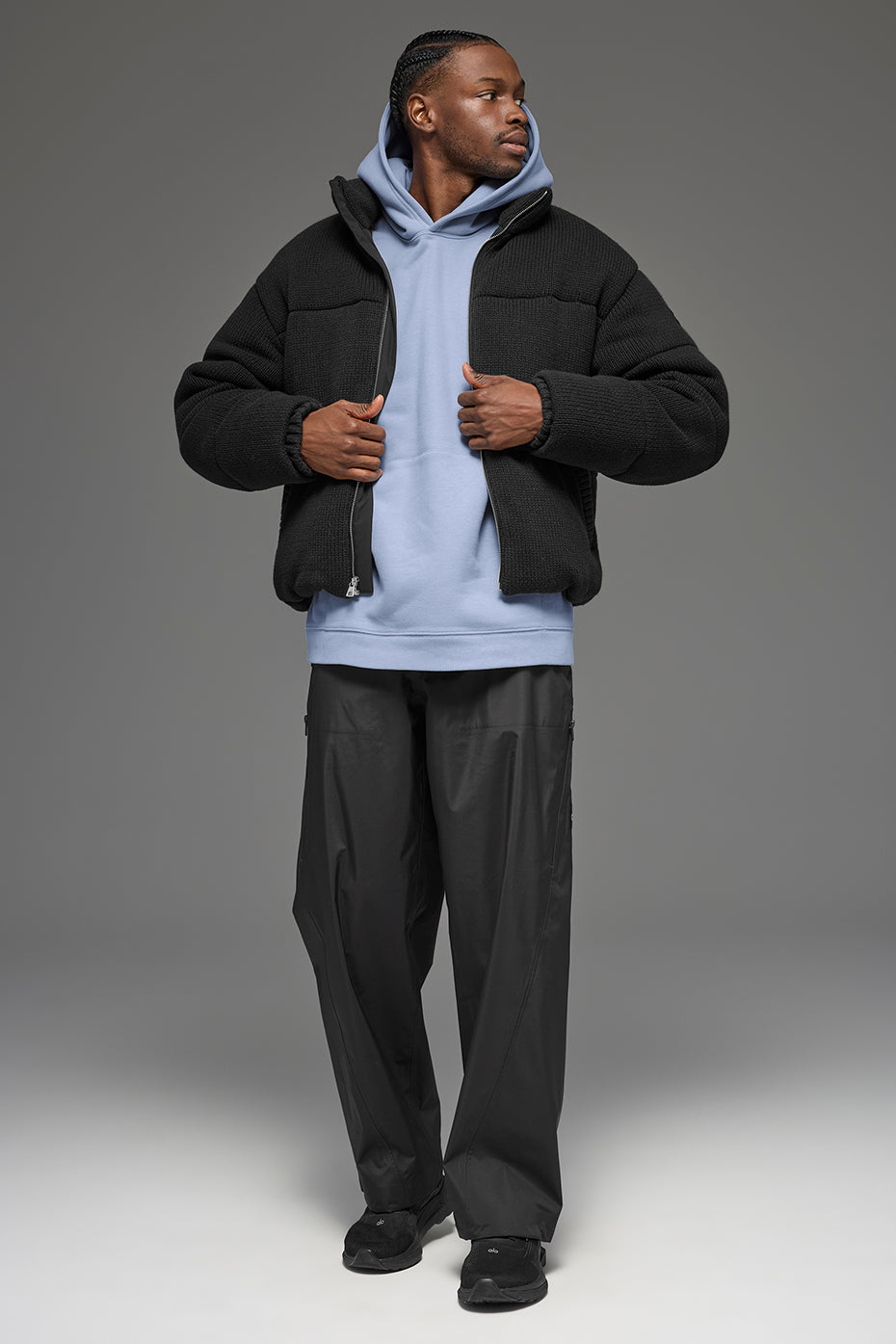 Stage Sweater Puffer - Black (M4182R)