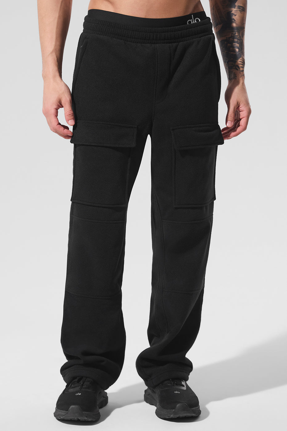 Polar Fleece Ridge Cargo Pants - Black (M5160R)