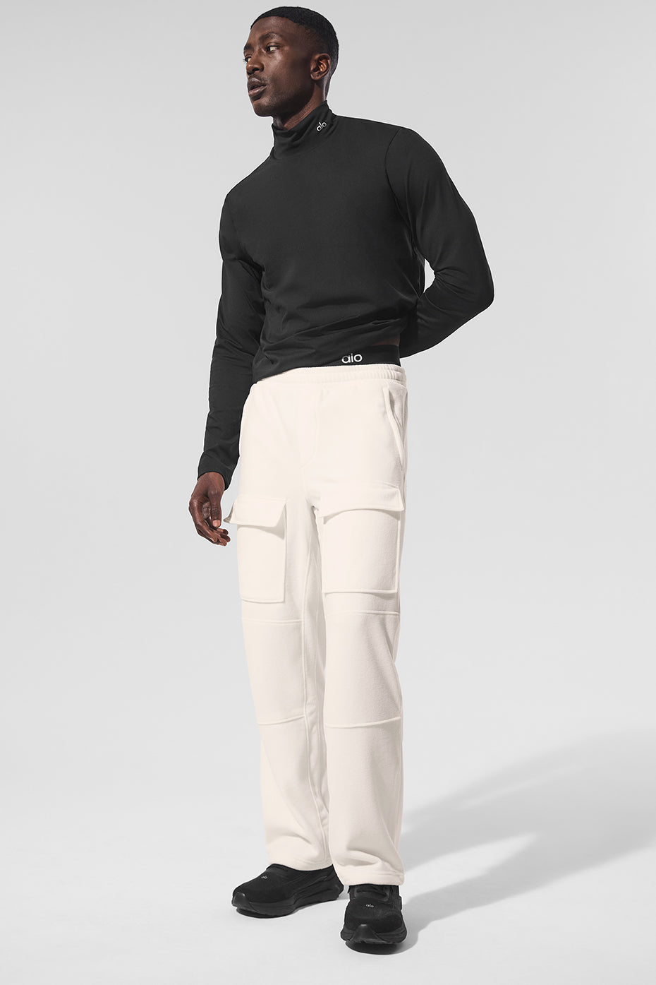 Polar Fleece Ridge Cargo Pants - Ivory (M5160R)