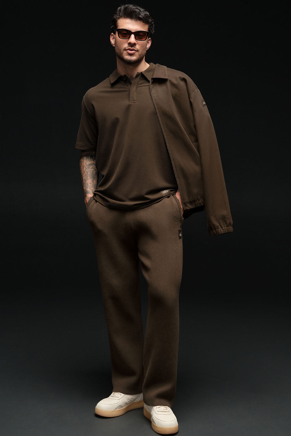Scholar Straight Leg Sweatpant - Espresso (M5171R)